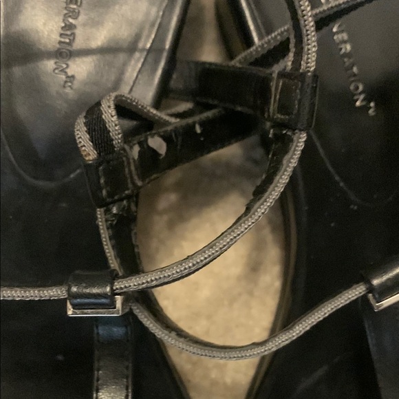 BCBGeneration Black Ankle, 38 Size Strap Sandals Minimalist Design - Picture 3 of 7